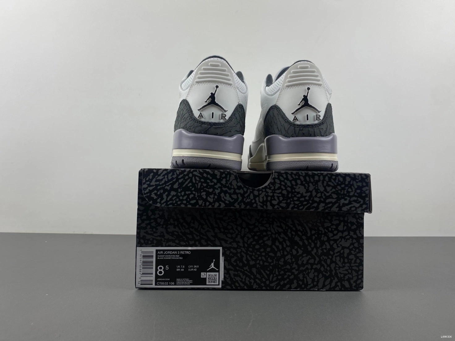 Cheap 3 Cement Air CT8532-106 Jordan Grey 0513
